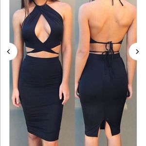 Black two piece set